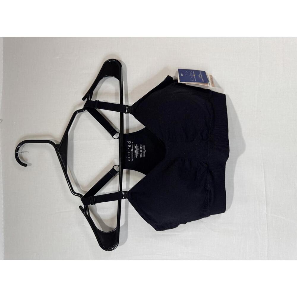 Kindred Bravely Black Pumping/Nursing Bralette